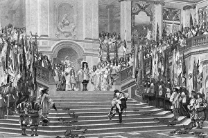 Respect Prints: Grande Conde Approaching Louis XIV