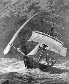 Meteor Prints: Grandee Ship Witnessing Meteor