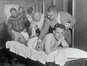 Grange Being Examined Before Game