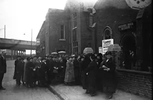 Clubs And Societies Prints: Granny Queue