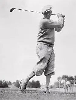 Grantland Rice Teeing Off