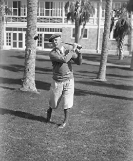 Grantland Rice Teeing Off