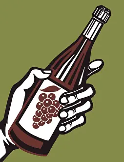 Packaging Prints: Grape Soda in Hand