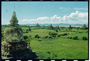 Bagan Prints: Grassy Temples of Burma