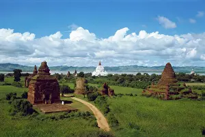 Bagan Prints: Grassy Temples of Burma