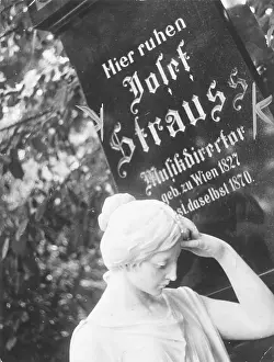 Graves Prints: Grave of Josef Strauss