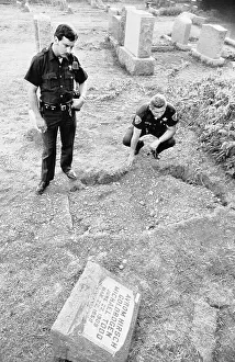 The Grave of Producer Mike Todd Defiled