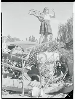 Grave Randall Displaying Train on Scrap Heap