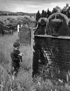 Funerals And Mourning Prints: Graveyard Respect