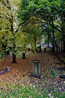 Images Dated 27th October 2016: Graveyard at St. Cuthbert Church, Edinburgh, Scotland, United Kigndom
