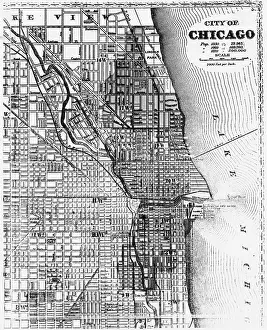 Lac0109 Prints: Great Chicago Fire
