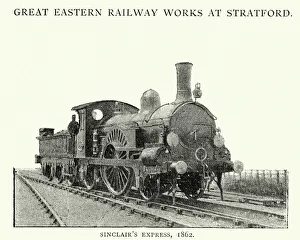 Images Dated 8th May 2016: Great Eastern Railway Single Express Locomotive, 1862