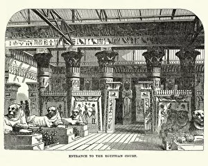 Images Dated 30th May 2017: The Great Exhibition 1851 - The Egyptian Court