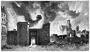 Architecture And Buildings Collection: Great Fire of London