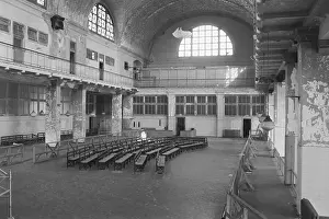 Empty Great Hall At Ellis Island