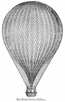 Images Dated 4th May 2017: The Great Nassau balloon engraving 1878