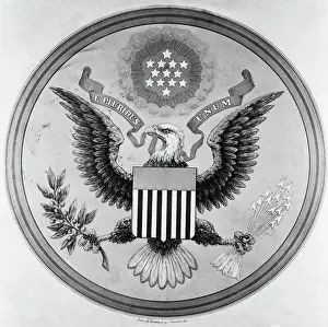 Latin Text Prints: The Great Seal Of The United States