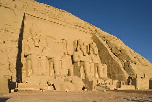 Images Dated 3rd February 2009: Great Temple of Rameses II at Abu Simbel at dawn