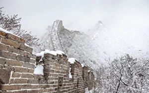Images Dated 17th March 2012: great wall of china in winter