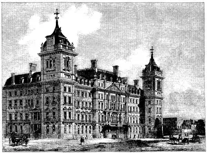 Prints of Scanned directly from The Illustrated London News, Saturday December 18, 1852 The Illustrated London News (ILN) Prints: The Great Western Hotel, Paddington - Illustrated London News