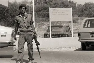 Ethnic Prints: Greek Cypriot Soldier Armed With Ak-47