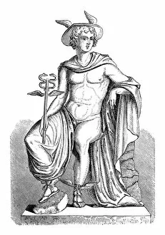 Greek Mythology Decor Prints Gallery: Greek goddess Hermes roman Mercury
