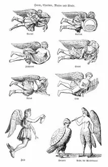 Greek Mythology Decor Prints Gallery: Greek wind gods Anemoi