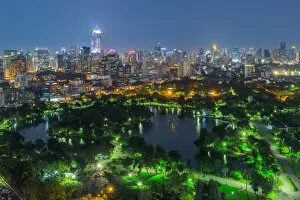 The green space in Bangkok