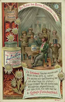 Danish Prints: Greenland, digitally restored reproduction of a public domain collector's picture from ca 1900
