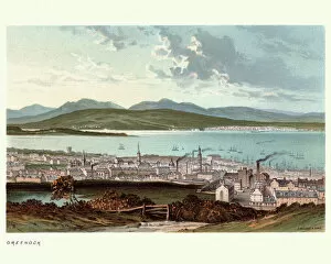 Images Dated 24th July 2018: Greenock, Inverclyde, Scotland 19th Century