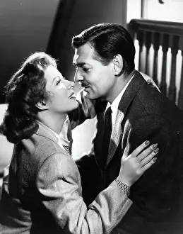 Lac0011 Prints: Greer Garson And Clark Gable In Adventure