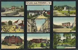 Greet Prints: Greeting from Hamm in North Rhine-Westphalia