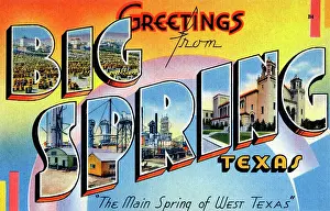 Greetings from Big Spring, Texas