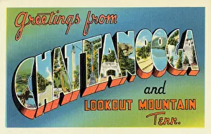 Lookout Prints: Greetings from Chattanooga and Lookout Mountain, Tenn