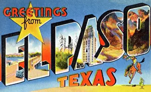 El Paso Prints: Greetings from El Paso, Texas