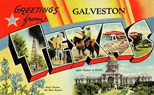 Capitol Prints: Greetings from Galveston, Texas