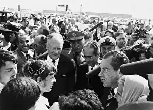 Greets Freed Hostages
