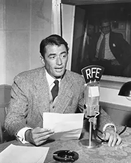 Broadcasting Prints: Gregory Peck Broadcasting on Radio Free Europe