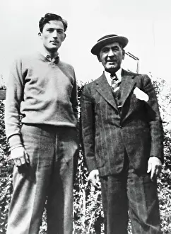Teenage Boy Prints: Gregory Peck and His Father Doc