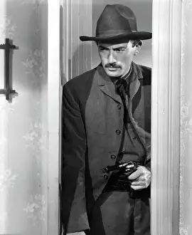 Lac0044 Prints: Gregory Peck In The Gunfighter