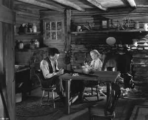 Log Cabin Prints: Gregory Peck and Jane Wyman in The Yearling