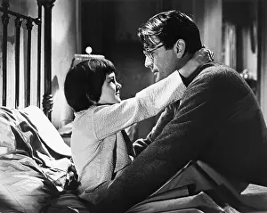 Gregory Peck and Mary Badham in To Kill a Mockingbird