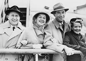 Seaport Prints: Gregory Peck and Rosalind Russell with Their Spouses