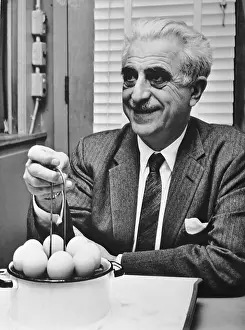 Worcester Prints: Gregory Pincus Displaying Eggs