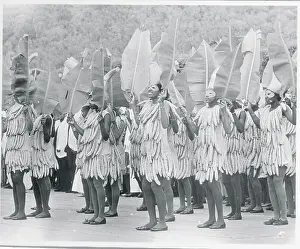 Grenada's Natives Performing for British Royalty