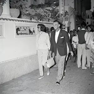 Resort Prints: Greta Garbo Arriving For A Holiday