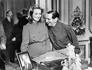 Prints of Greta Garbo and Ernst Lubitsch Sharing Laugh Timeless Elegance: The Iconic Greta Garbo Collection: Greta Garbo and Ernst Lubitsch Sharing Laugh