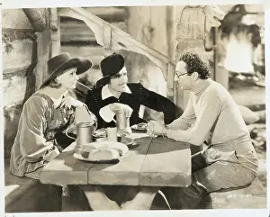 Greta Garbo with John Gilbert and Rouben Mamoulian