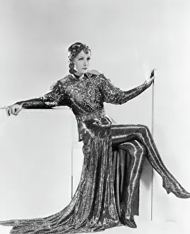 Greta Garbo in Mata Hari Style Costume