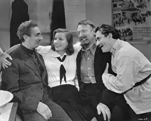 Greta Garbo Singing with Others